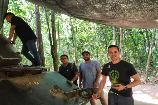 NEW TOUR Cuchi Tunnels & Bike Village with Kayaking full day